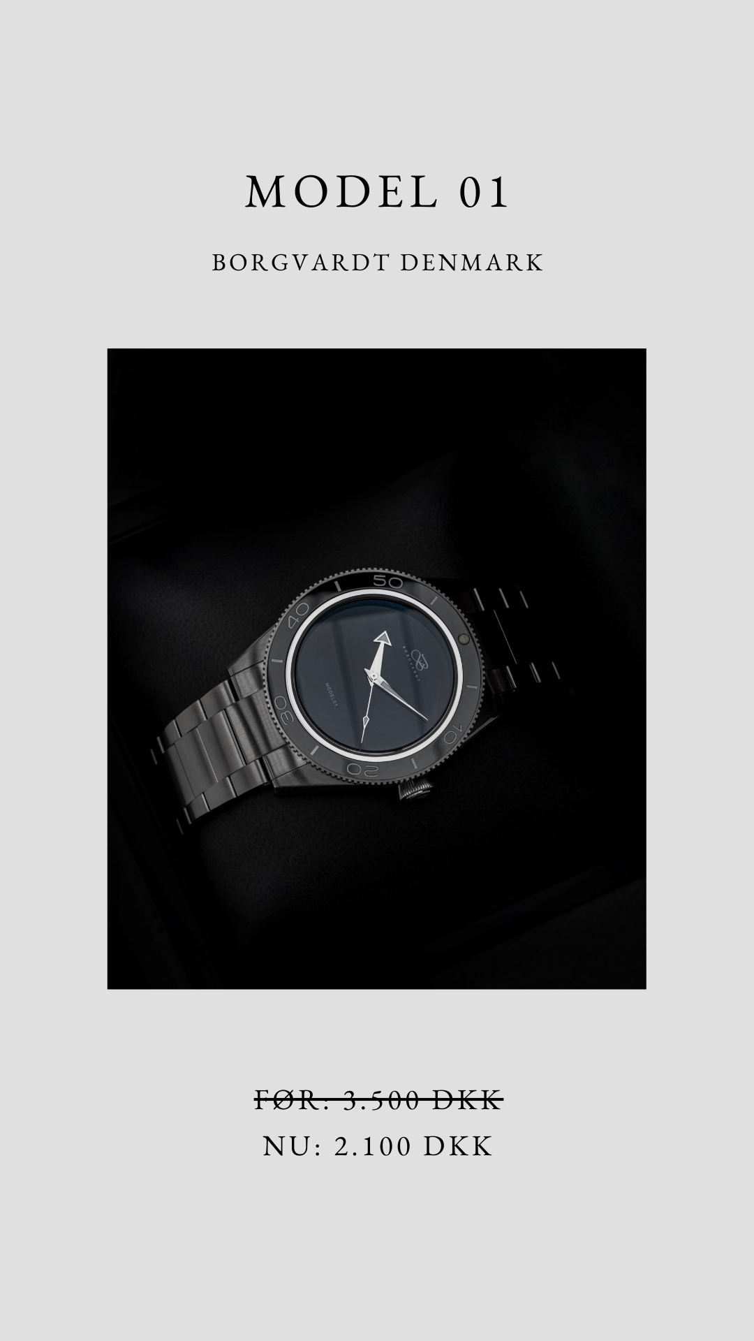 Deal of the week (week 14) - Borgvardt model 01 watch